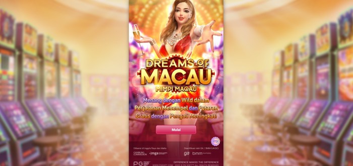 Strategi Terbaik Slot Gacor Dreams of Macau PG Soft